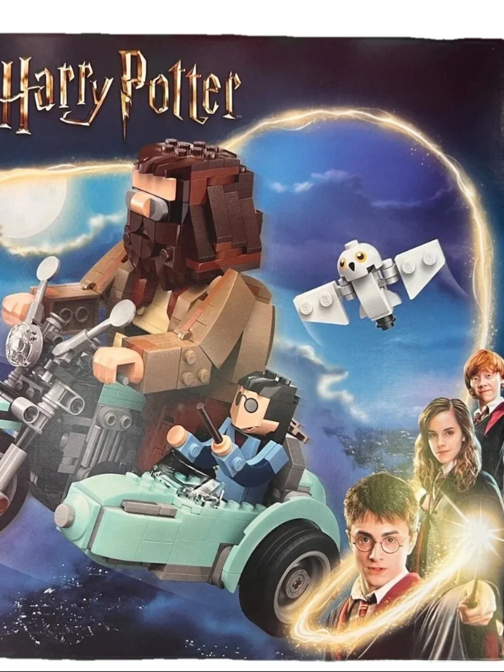 LEGO Harry Potter Hagrid & Harry's Motorcycle Ride Set 76443 NEW 617pcs - Picture 2 of 5